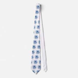 Armadillo Blue-Texas is Cool Neck Tie