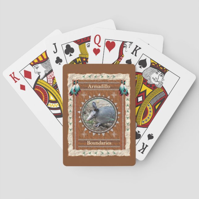 Armadillo - Boundaries  Classic Playing Cards  (Back)