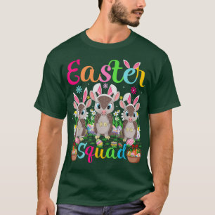 Armadillo Bunny Ear Easter Squad Armadillo Happy E T-Shirt
