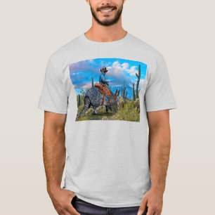 Armadillo Cactus Cowboy T-Shirt