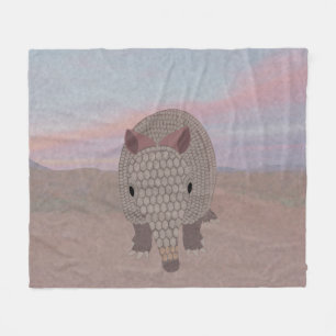 Armadillo Fleece Blanket