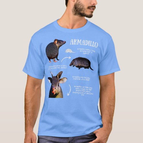Armadillo Fun Facts T_Shirt