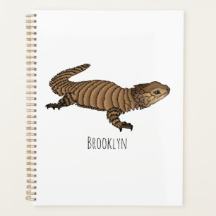 Armadillo girdled cartoon illustration planner