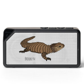 Armadillo girdled lizard cartoon illustration  bluetooth speaker