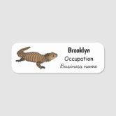 Funny Armadillo Happy Cartoon Illustration Name Zazzle