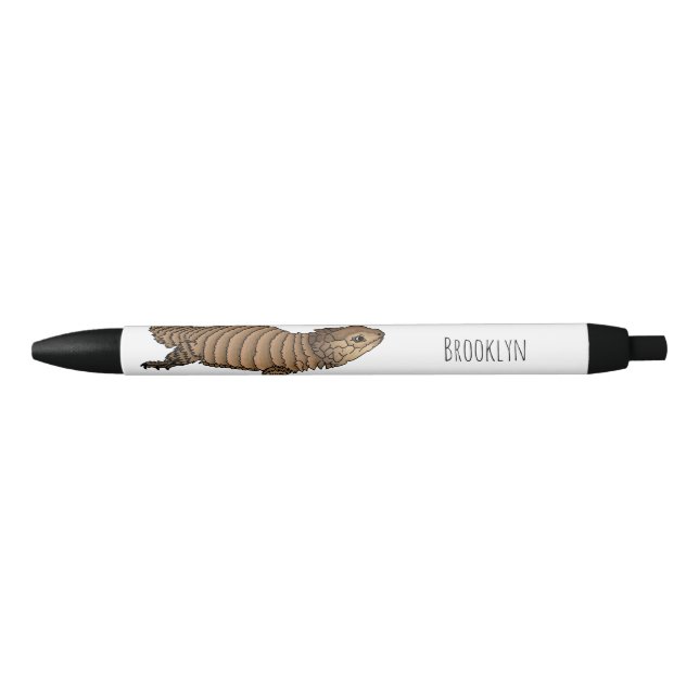 Armadillo girdled lizard cartoon illustration  pen (Front)
