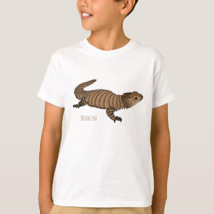 Armadillo girdled lizard cartoon illustration T-Shirt