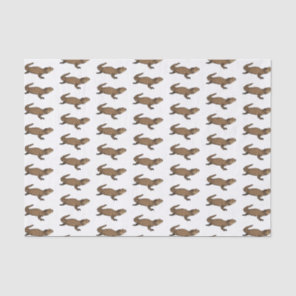 Armadillo girdled lizard cartoon illustration  tissue paper