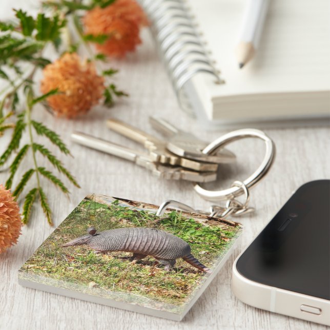 Armadillo Keychain (Front Right)