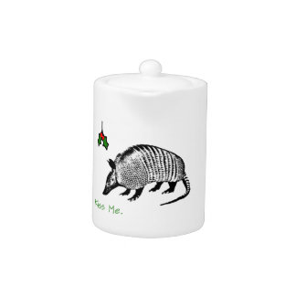 Armadillo Kiss Me Teapot