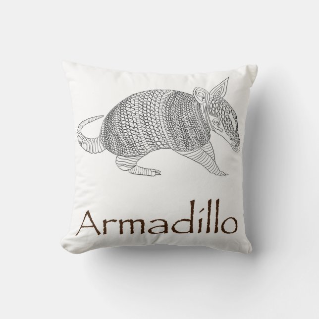 Armadillo Pillow (Front)