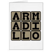 Armadillo, Placental Mammal (Front)