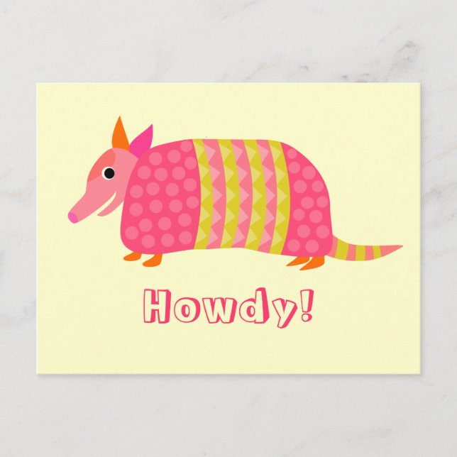 Armadillo Postcard (Front)