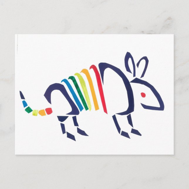 Armadillo Postcard (Front)
