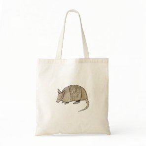 Armadillo pouch tote bag