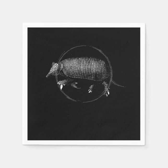 Armadillo Retro Napkins (Front)