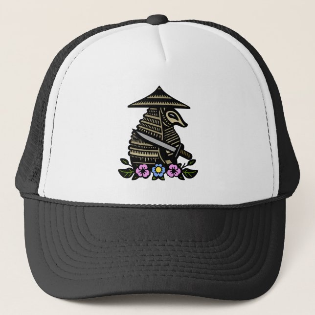Armadillo Samurai  Trucker Hat (Front)