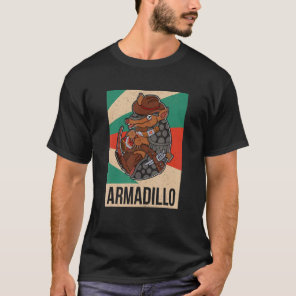 Armadillo South America Cute Biology Biologist T-Shirt