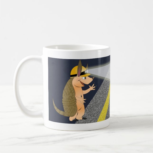 Armadillo Speed Bump Mug (Left)