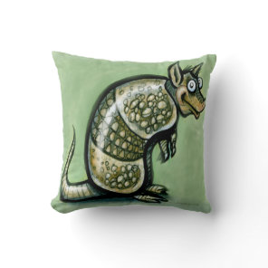 Armadillo Throw Pillow