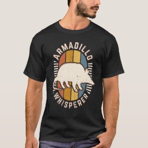 Armadillo Whisperer Vintage Classic Retro Animal L T-Shirt