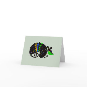 ARMADILLO- Wild animals- Wildlife - Green Card