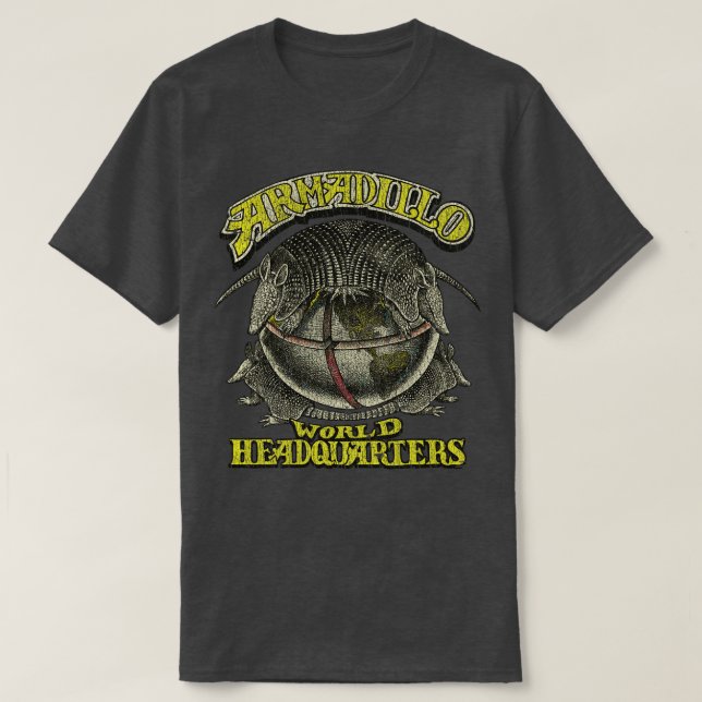Armadillo World Headquarters 1970 T-Shirt (Design Front)