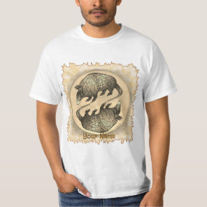 Armadillo Yin Yang T-Shirt