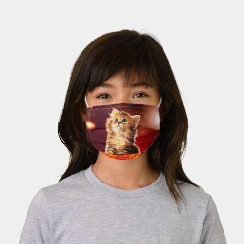 Armageddon cat kids cloth face mask