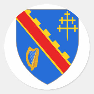Armagh arms, Ireland Classic Round Sticker