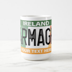Armagh Ireland Custom License Plate Coffee Mug