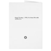 Arman Manookian Painting - Card (Back)