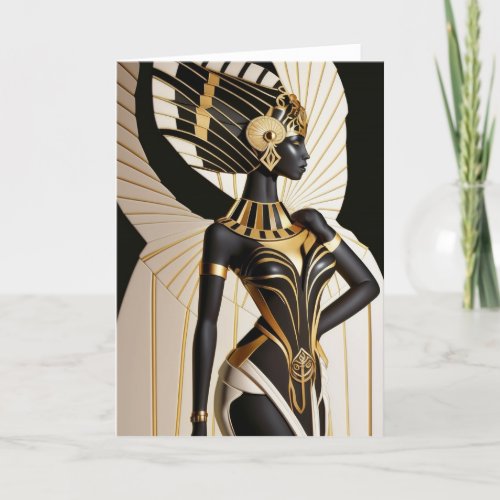  ARMANA QUEEN3 Folded Thank You Card