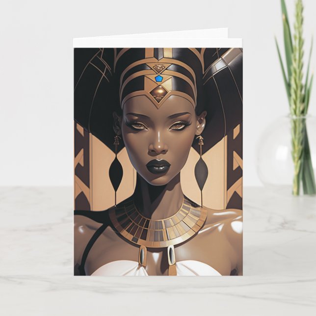  ARMANA QUEEN Folded Thank You Card (Front)