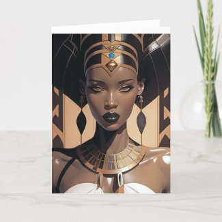  ARMANA QUEEN Folded Thank You Card