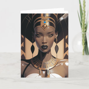 ARMANA QUEEN Folded Thank You Card