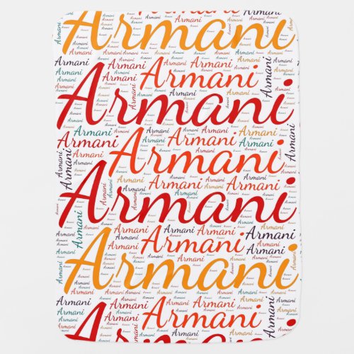 Armani Baby Blanket
