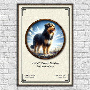 Armant (Egyptian Sheepdog) Zoology Series Poster