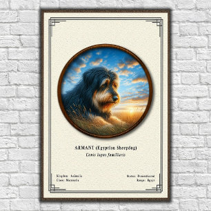 Armant (Egyptian Sheepdog) Zoology Series Poster