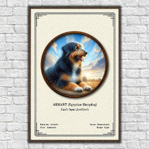 Armant (Egyptian Sheepdog) Zoology Series Poster
