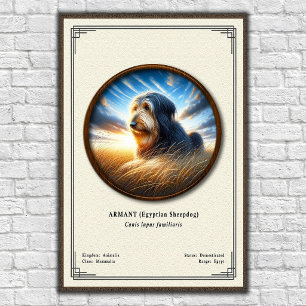 Armant (Egyptian Sheepdog) Zoology Series Poster