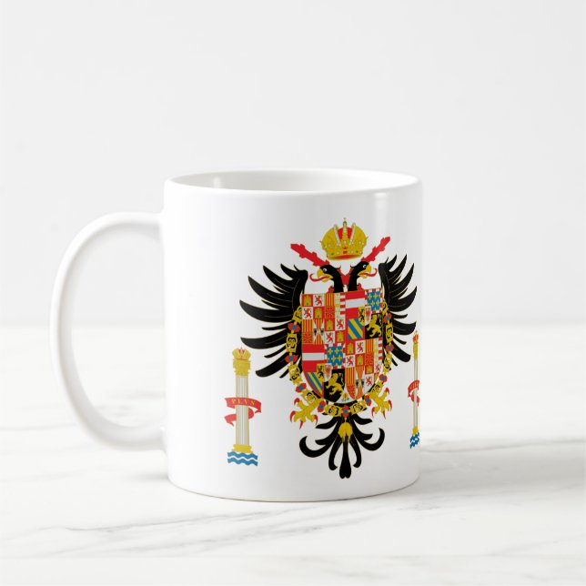 Armas De Carlos I De España Coffee Mug - Size 11oz (Left)