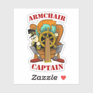 Armchair Captain Sticker