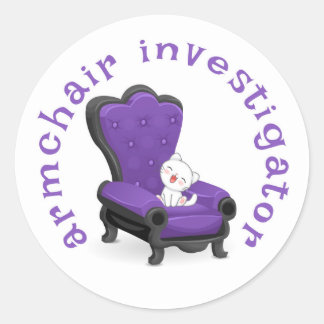 Armchair Investigator Stickers