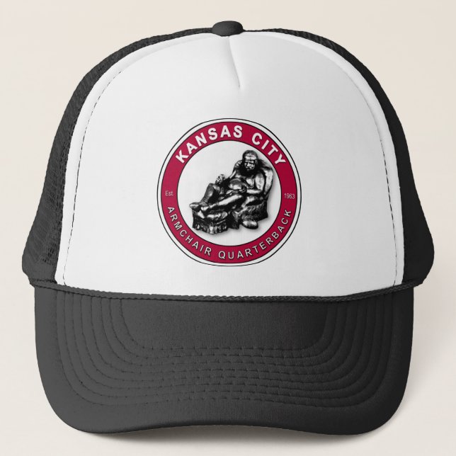 ARMCHAIR QB Kansas City Football Trucker Hat (Front)