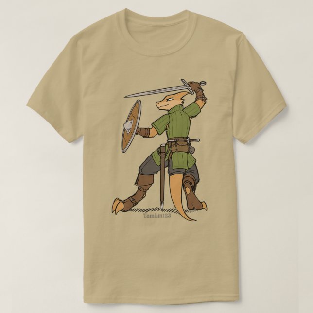 Armed and Dangerous kobold T-Shirt (Design Front)