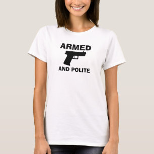 ARMED AND POLITE Women's Basic T-Shirt