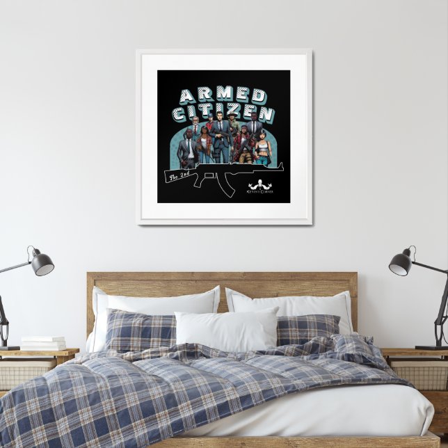 ARMED CITIZEN | The 2nd Framed Art (Bedroom)