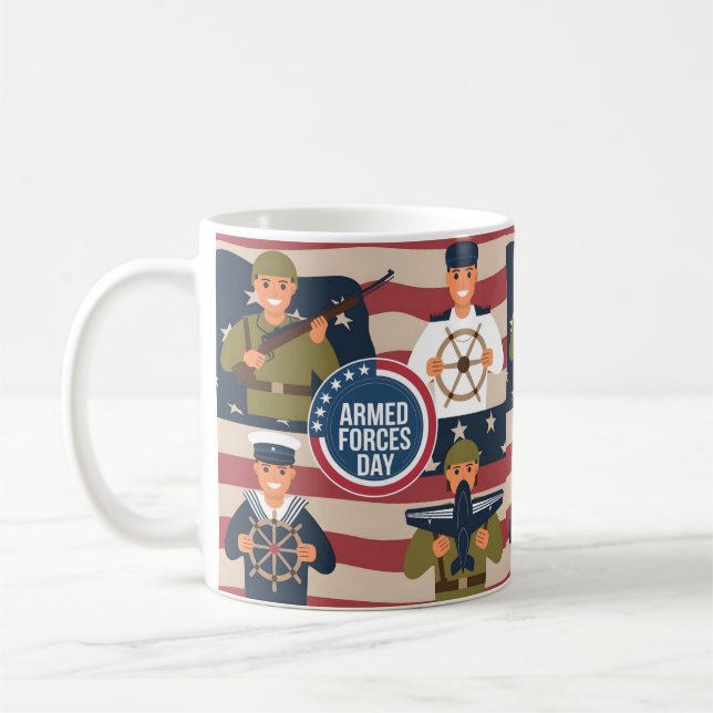 Armed Forces Appreciation Day Coffee Mug (Left)