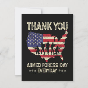 Armed Forces Day Holiday Card